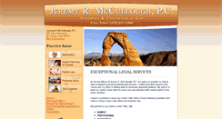 Desktop Screenshot of jmcculloughlaw.com